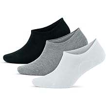 GoWith 3/6 Pairs Bamboo No Show Socks, Women's Rayon Made from Bamboo Thin Socks, Seamless Invisible Comfy Breathable