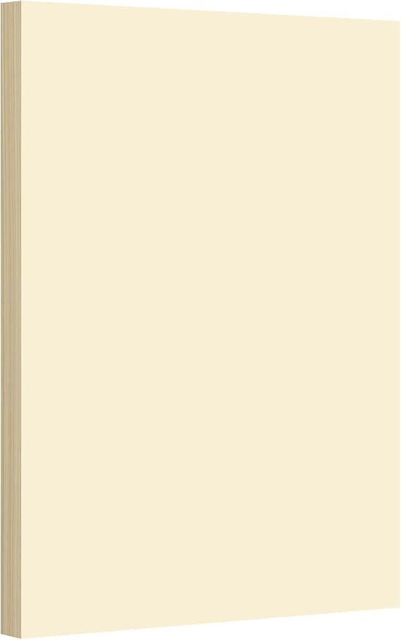 Cream Thick Cardstock Paper Great for Brochures, Invitations, Posters | Heavy Weight 80lb Cover Card Stock (216gsm) | 11 x 17 (Tabloid Size) | 50 Sheets per Pack