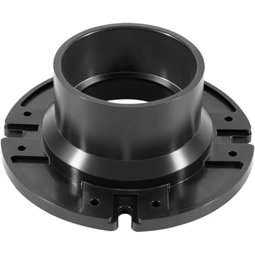 YSD RV Toilet Seal 385345892 3 Black Socket Floor Flange - Heavy Duty Replacement for Dometic for Sealand Gravity Discharge Toilets - Easy Installation, Upgrade Solution for RV Bathrooms