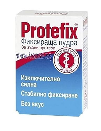 Protefix Adhesive Powder 20gr Extra Strong Fixation for Dentures by Protefix