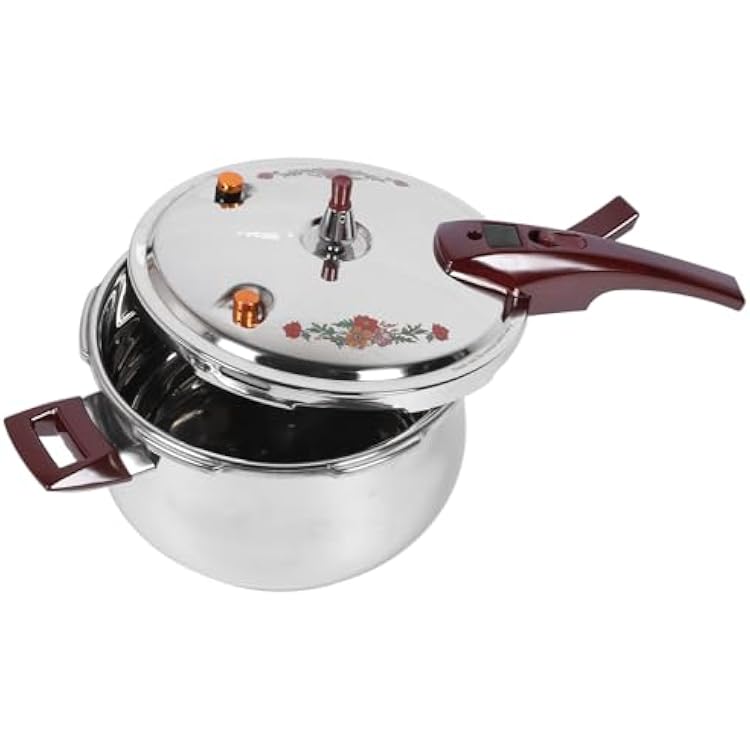 Generic Pressure Cooker, 80KPA Stainless Steel Pressure Canner Pressure Cooker with Ergonomic Handle for Induction Cooktops, Gas Cooktops, Open Flames Using 11L, Genericgw5tu3c8sd-14