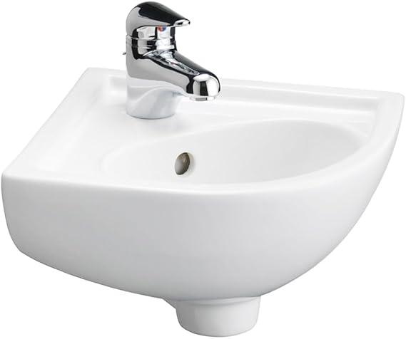 Petite Corner Wall-Hung Basin 17-3/8" x 14-3/8" x 7-1/2"