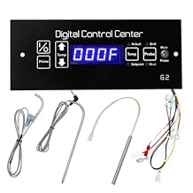 Digital Thermostat Control Board Kit for Louisiana Grills G2 Compatible with Louisiana CS570 CS450 LG700 LG900 800 Elite with Meat Probe, Temperature Probe,RTD Hot Rod Ignitor,Parts Number 50125