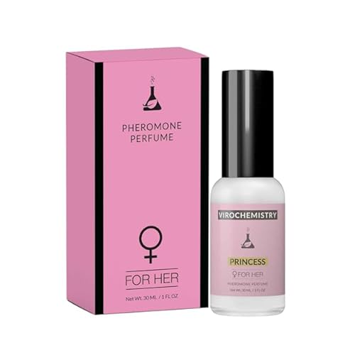Pheromones For Women Princess - Elegant, Ultra Strength Organic Fragrance Body Perfume Spray 1 Fl. Oz Spray Human Grade Pheromones to Attract Men