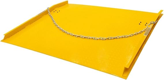 Dock Board, 48" x 72" Steel, 13,000 lb, for Forklift, up to 5" Differential, Guardian