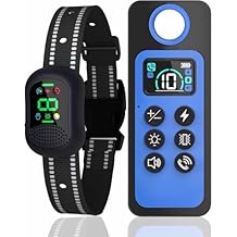 Dog Training Collar with 4 Training Modes, 4900Ft Remote Electronic Dog Shock Collar, Electric Shock Collar for Small Medium Large Dogs