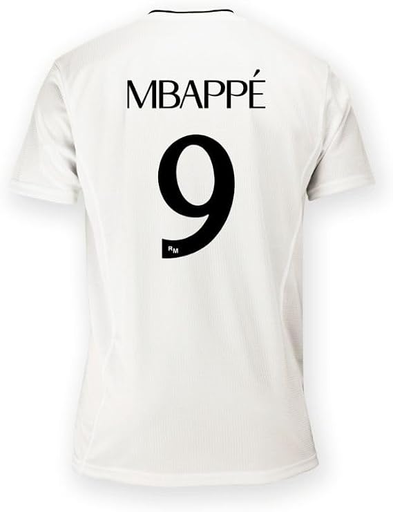 Real Madrid Real Madrid 24/25 Mbappe Junior Home Short Sleeve T-shirt 12 Years