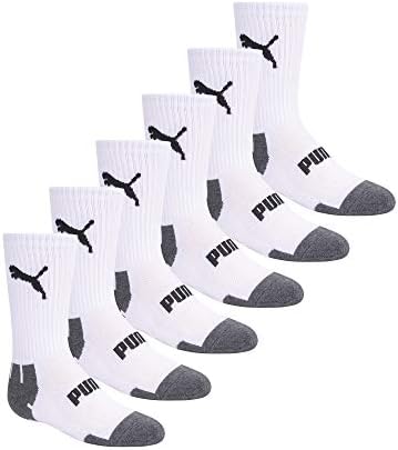 PUMA Boys Crew Socks 6-Pack