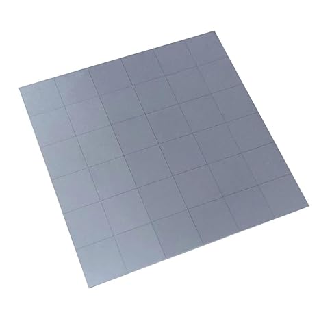 Single Side Polished Silicon Wafer (SSP), Monocrystalline Square Si Substrate for SEM AFM XRD Analysis, Thin Film Deposition, Laboratory Research (8x8mm SSP 0.01mm)