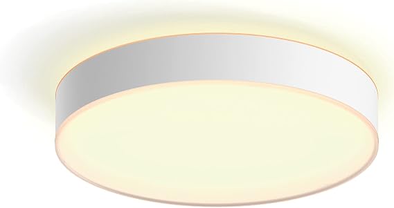 Philips Hue Enrave Ceiling Light, Large, 425mm, White [Energy Class F]