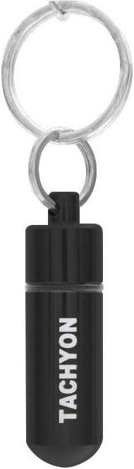 EMF Pocket Protector - Life-CapsuleTM Key Ring Protects from EMF and Energizes The System (Black)