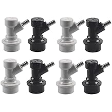 Cornelius Keg Ball Lock Disconnects - LUCKEG Brand Homebrewing Keg Fitting Ball Lock Disconnects Barb for Corny Keg