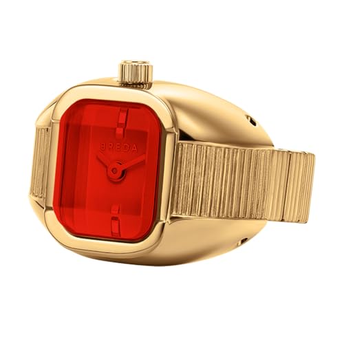Breda Nocturne Gold Expandable Ring Watch, 16MM