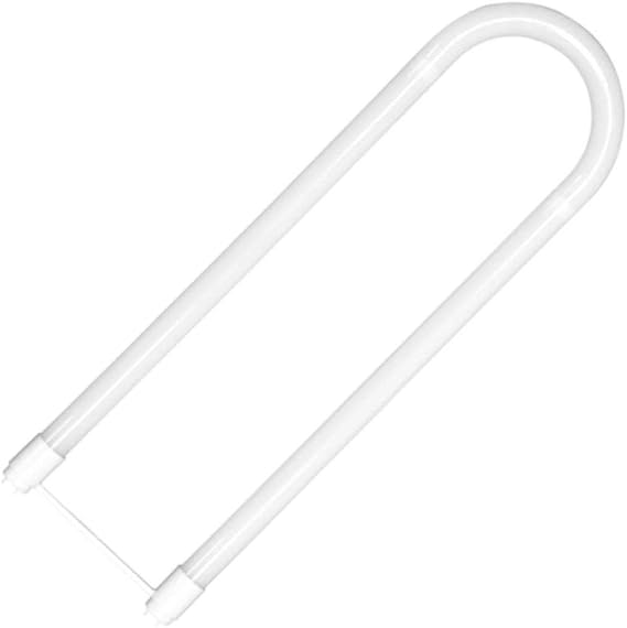 MaxLite U15.5T8SE240 LED U-Bend T8 Light Bulbs, 15.5W Ballast Bypass LED Light for Fluorescent Tube Replacement, 1850lm, 4000K, UV & IR Free, Shatterproof, UL Type-B, 2 Ft, 120-277V, G13 Base