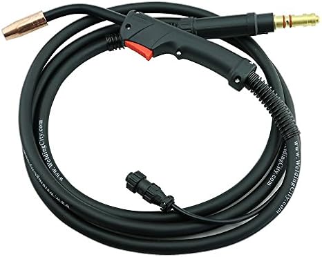 WeldingCity 100-amp 10-ft Air Cooled MIG Welding Gun Torch Stinger Replacement for Lincoln Magnum 100L (K530-6 Amphenol Terminals)