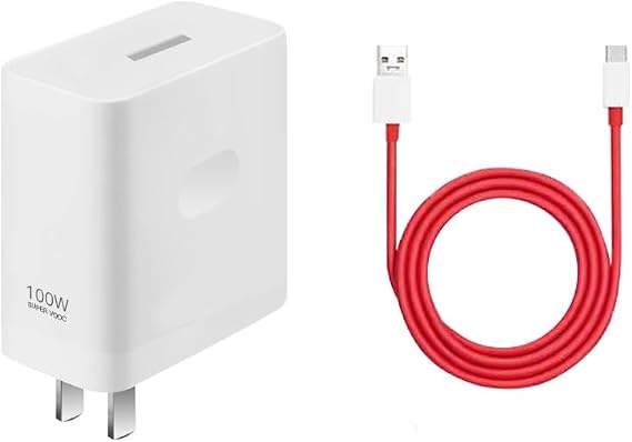 Official Original100W Charger for OnePlus Super Vooc,Wall Charger Adapter with 5ft 10A Charging Cable