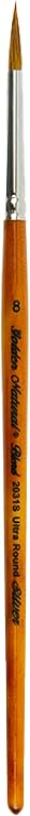 Silver Brush Limited Golden Natural Ultra Round Oil Paintbrush, Size 8