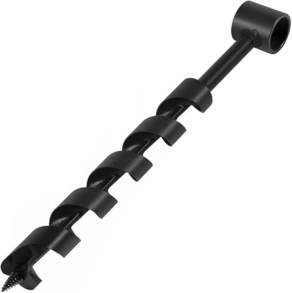 1 Inch Hand Auger Wrench 1 X 12inch Manual Hole Eye Wood Auger Drill Bit for Camping and Survival and Backpack Tool