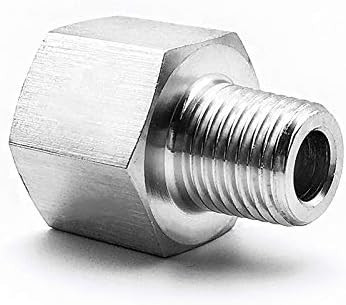 Pipe 1/4" NPT Female X M12 x 1.25 M12X1.25 Male Metric Adapter