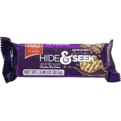 Pack Of 2 - Parle Hide & Seek Chocolate Chip Cookies - 82.5 Gm
