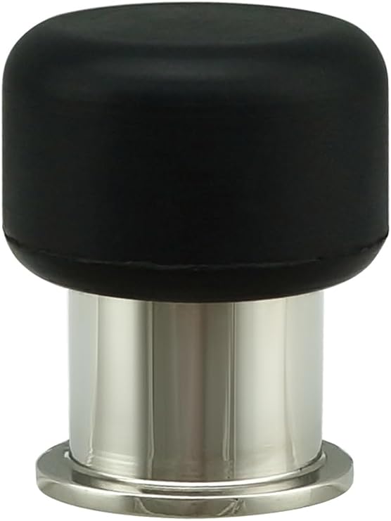INOX DSIX05-32 Floor Mount or Wall Mount Door Stop, Polished Stainless Steel