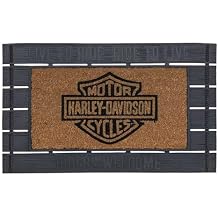Harley-Davidson Bar & Shield Riders Welcome Entry Mat, Rubber & Coco Material