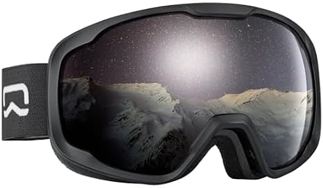 Ski Goggles Anti-Fog Snow Goggles - Dual Lenses UV Protection OTG Snowboard Goggles
