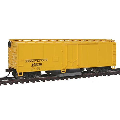 Walthers Trainline 40 Plug-Door Track Cleaning Boxcar-Ready to Run-Pennsylvania Railroad 931-1483 HO Scale Model Railroad - Freight Model