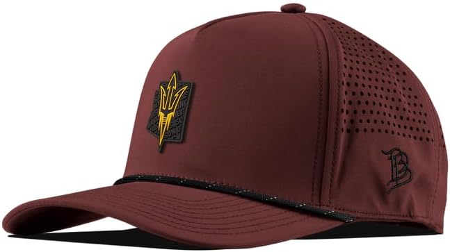 Branded Bills Officially Licensed x Arizona State Sun Devils 5-Panel Collection ASU Blackout Pitchfork PVC