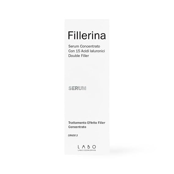 Fillerina 15HA Concentrated Face Serum Anti Aging for Deep Wrinkles & Skin Lifting Filler Effect Facial gr3 30ml