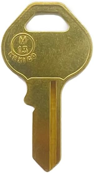 JMA for 1092DS Master 4-Pin Padlock Key - Brass Finish / M13 BR - 50 Pack