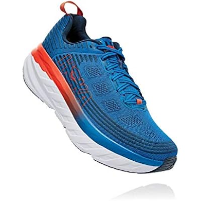 HOKA ONE ONE Mens Bondi 6, Imperial BlueMajolica Blue, 9.5 US Men