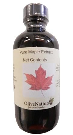 OliveNation Maple Extract - PG Free - 16 fl oz | All Natural, Sugar Free Flavoring for Rich Sweet or Savory Baked Goods, Frosting/Fillings, Sauce/Glaze, Ice Cream, Beverages