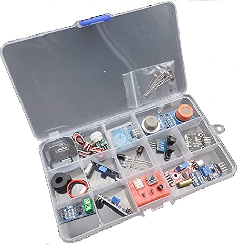 Analog sensors & transducers KIT for multisensorial Electronics and Physics lab Projects