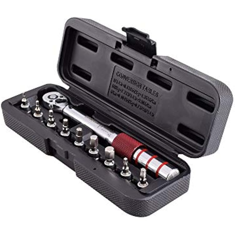 14DR 2-15Nm bike torque wrench set Bicycle repair tools kit ratchet machanical torque spanner