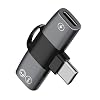 Coofbe 30W Fast Charging Type-c to Type-c Converter Converter Charging Headphone Adapter Type-c Coupler