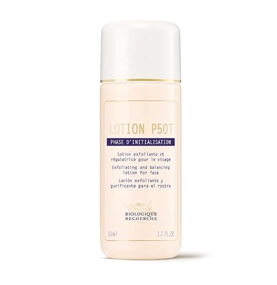 BIOLOGIQUE RECHERCHE Lotion P50T (Exfoliating, Balancing, Calming Lotion), 1.7 Fl. Oz