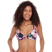 Steve Madden Women's Ring Front Swim Bralette Top