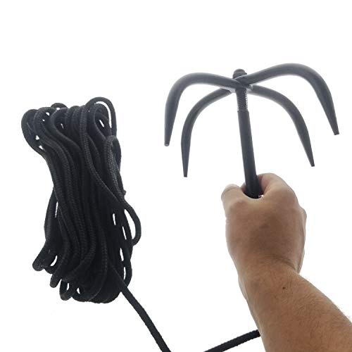 Ninja Equpiment: Outdoor Climbing Ninja Grappling Hook, Foot Spikes, Hand Claws, Sold Separately Or AS Set. for Outdoor Activity Only