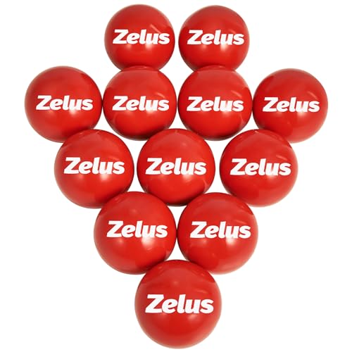 ZELUS Training Balls for Softball and Baseball Practice | 2.8-Inch 1 lb Weight Ball | Weighted Ball for Exercise | Baseball Accessory for Strength Hitting Batting Pitching Improvement