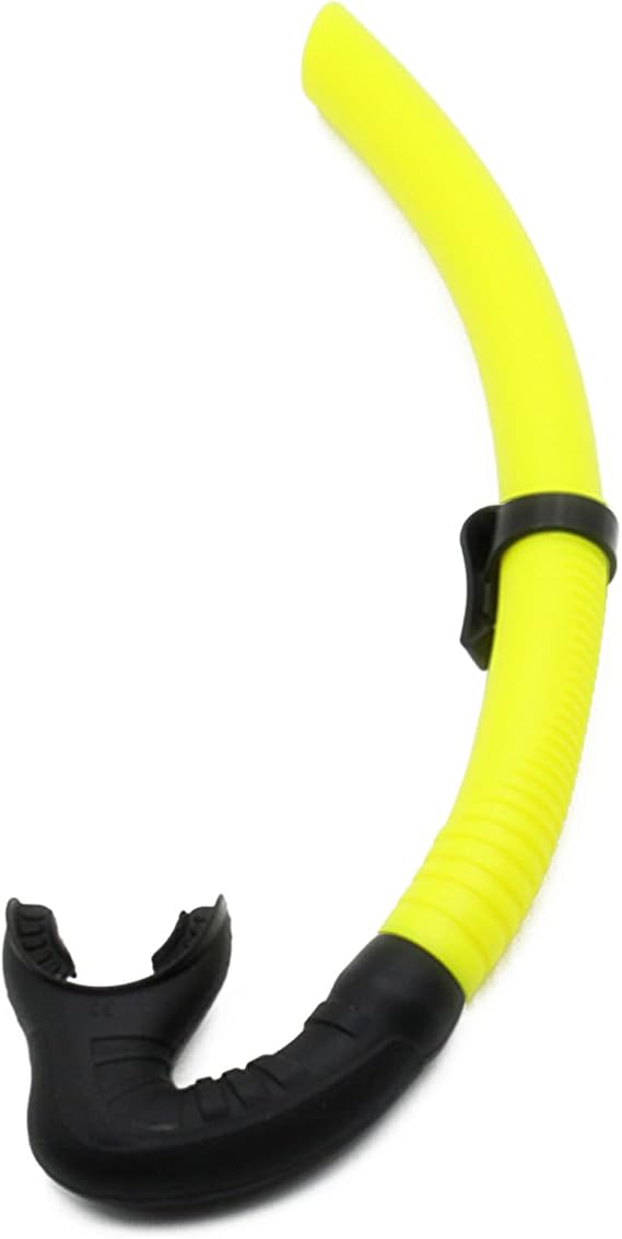 Dive Easy-Breath Diving Snorkel for Snorkeling Diving Diving Swimming, Top Dry for and Mouthpi Yellow