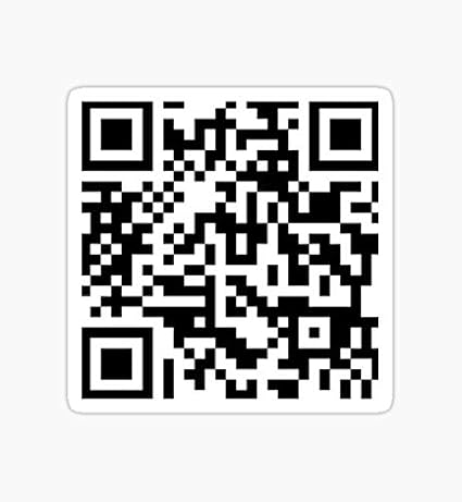 decals Rickroll Qr Code Sticker - Black, Retro, Vinyl, Letter, Waterproof, Auto, Wall, Laptop, Cell, Truck Sticker for Windows, Cars, Trucks