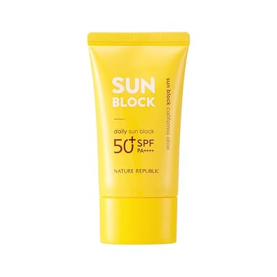 California Aloe Daily Sun Block, SPF 50 PA, 1.92 fl oz 57 ml, Nature Republic