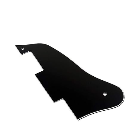 Guitar Parts Durable 3-ply 2-Hole Pickguard Scratch Plate for Gibson ES335 Guitar Replacement Parts Black