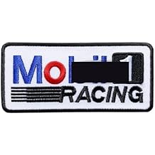Motorsport Oil Racing Iron on Sew on Patch Patch (4.0 inch)