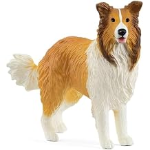 Schleich Farm World - Collie Figurine - Realistic Dog Figure for Boys and Girls - Toy Dog for Toddlers and Kids Ages 3+