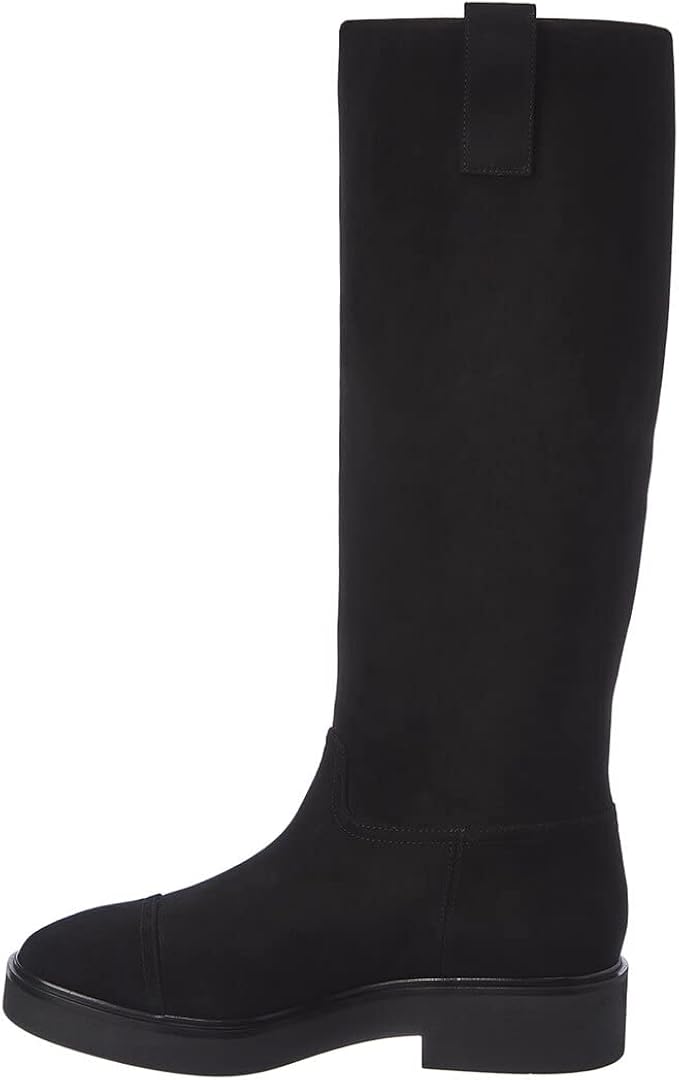 Stuart Weitzman Henley Suede Knee-High Boot, 6.5, Black
