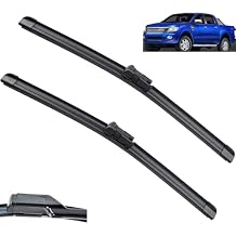 Front Wiper Blades Set Compatible with Ford Ranger PX 2011-2022 PX1 PX2 PX3 Windshield Window Windscreen Car Accessories 24"+16" Cover Cap (Color : 2015-2022 PX3 PX2, Size : RHD)