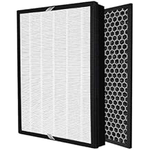 HEPA Filter H13,Compatible for Panasonic, Air Purifier F-VXK70A F-VXK70AWM F-ZXKP70Z FZXKP70Z F-ZXFD70Z FZXFD70Z Replacement HEPA Carbon Filter(F-VXK70A)