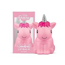 RENEE Princess Snowball Lip Balm, Pink, 0.10 oz, Shea Butter and Vitamin E Enriched